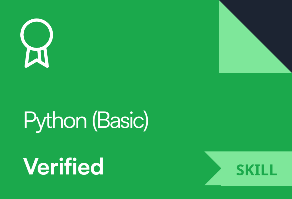 Python Basic Certificate
