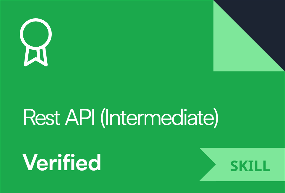 Rest API Intermediate Certificate